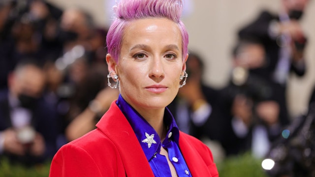 Megan Rapinoe attends The 2021 Met Gala Celebrating In America: A Lexicon Of Fashion at Metropolitan Museum of Art on September 13, 2021 in New York City.