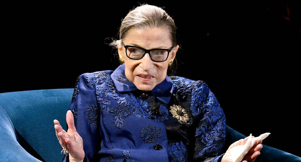 NEW YORK, NEW YORK - DECEMBER 16: Justice Ruth Bader Ginsburg speaks onstage at the Fourth Annual Berggruen Prize Gala celebrating 2019 Laureate Supreme Court Justice Ruth Bader Ginsburg In New York City on December 16, 2019 in New York City.