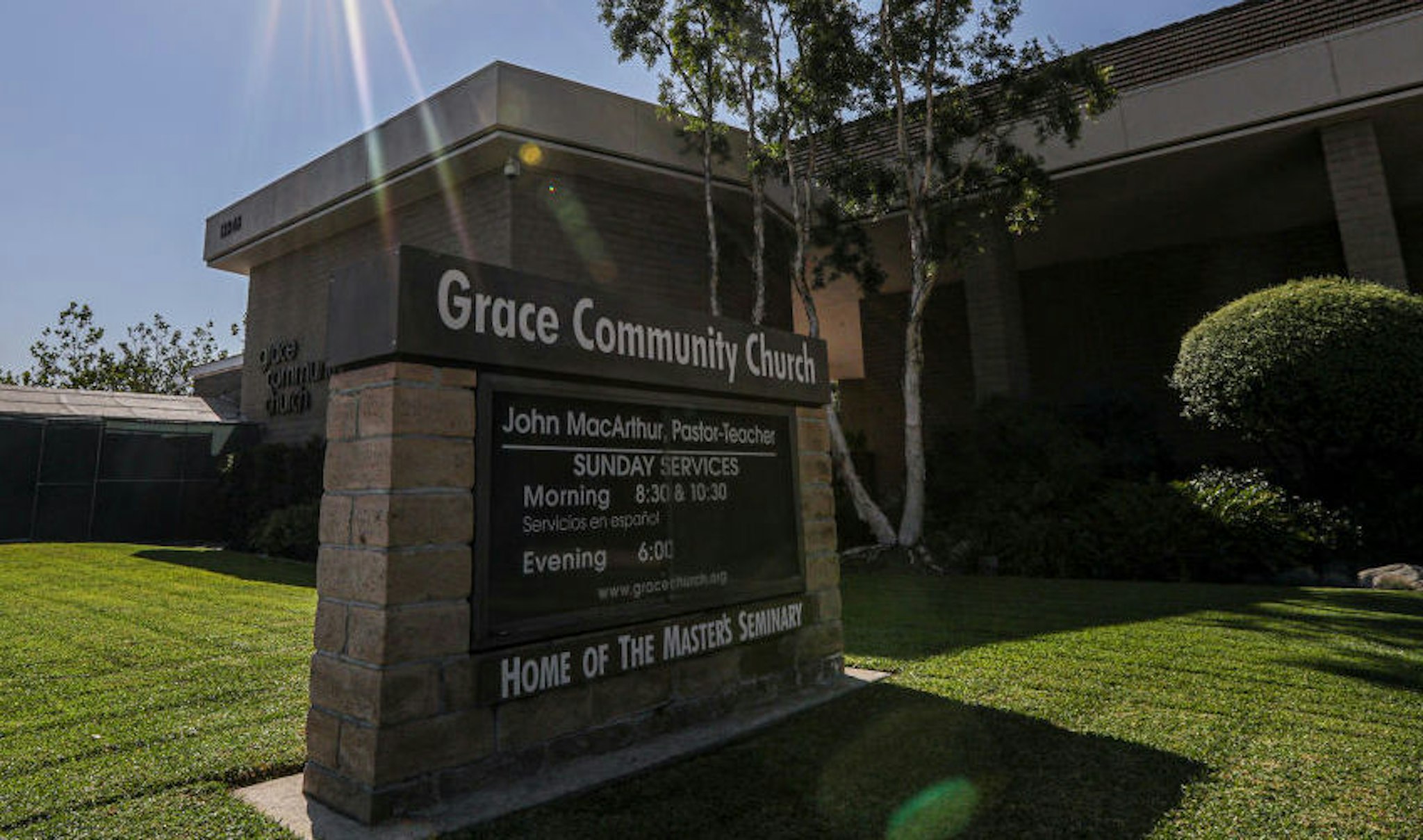 SUN VALLEY, CA - SEPTEMBER 04: Grace Community Church Grace Community Church on Friday, Sept. 4, 2020 in Sun Valley, CA.