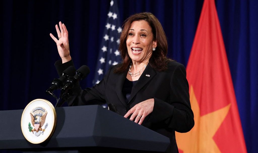 WATCH: Kamala Harris Yells ‘Surprise!’ For Herself In Bizarre Birthday ...