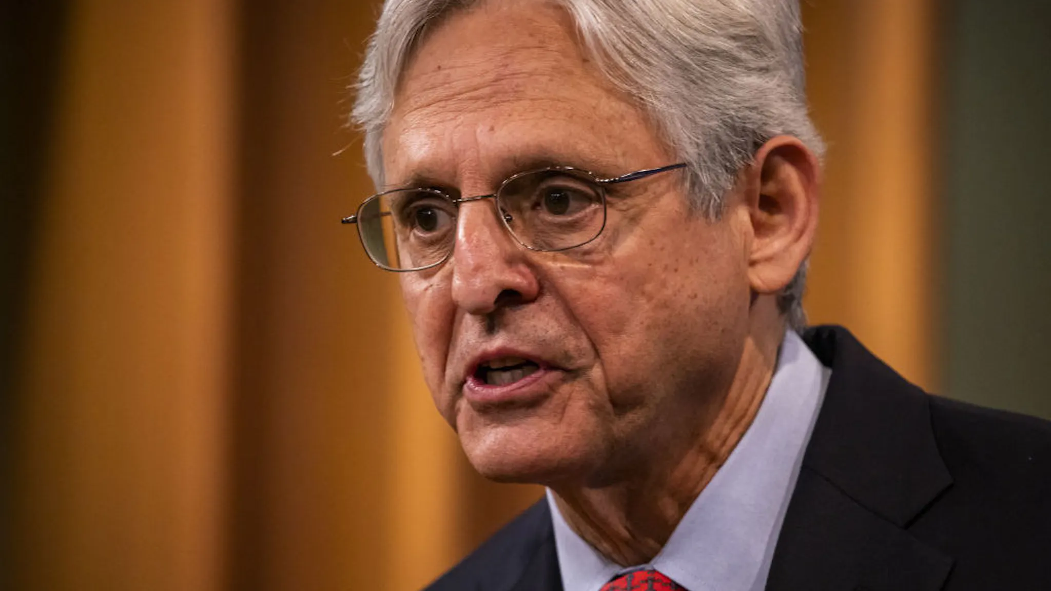 Merrick Garland Merrick Garland, U.S. attorney general, speaks during a news conference at the Department of Justice in Washington, D.C., U.S., on Thursday, Aug. 5, 2021. The Justice Department has opened an investigation into the City of Phoenix and the Phoenix Police Department looking into types of use of force by Phoenix police department officers. Photographer: Samuel Corum/Bloomberg