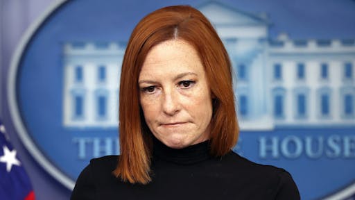 Daily Press Briefing Held By Jen Psaki WASHINGTON, DC - SEPTEMBER 10: White House Press Secretary Jen Psaki speaks during a press briefing at the White House on September 10, 2021 in Washington, DC. Psaki spoke on the Biden Administration's new six-point plan to combat the COVID-19 pandemic.