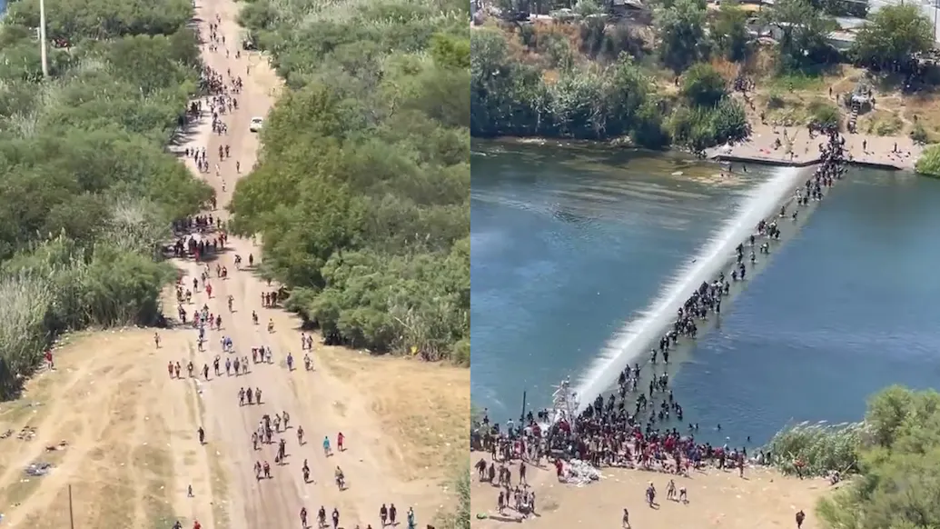 WATCH: Reporter Shows Hundreds Of Migrants ‘Illegally’ Entering ‘Wide Open’ Southern Border