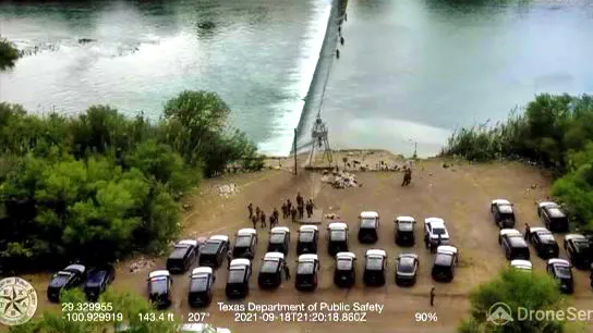 Texas Law Enforcement Storm Border With Scores Of Vehicles, Secure Area After Biden Failed