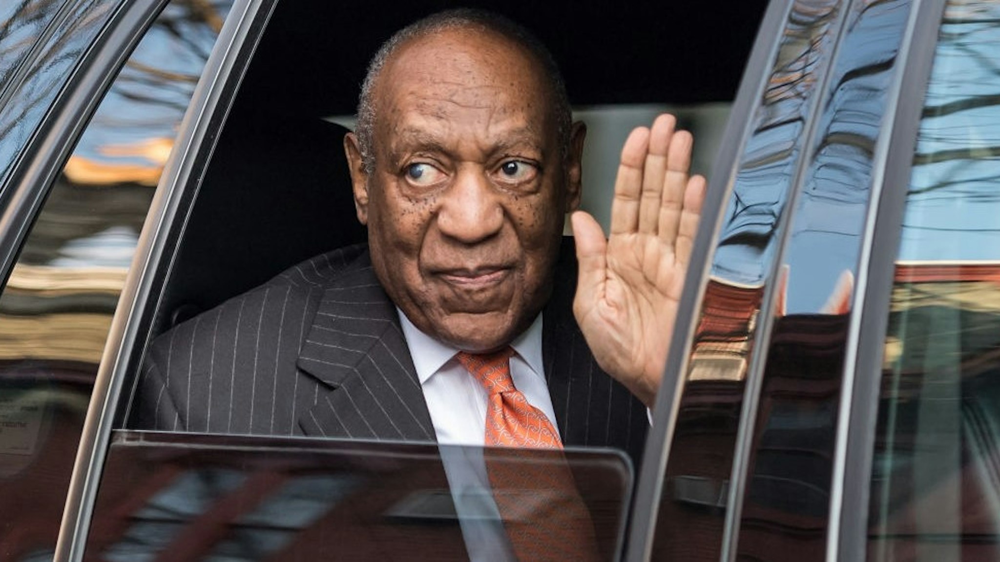 NORRISTOWN, PA - APRIL 10: Actor/ stand-up comedian Bill Cosby leaving the Montgomery County Courthouse after the second day of his retrial for sexual assault charges on April 10, 2018 in Norristown, Pennsylvania. A former Temple University employee alleges that the entertainer drugged and molested her in 2004 at his home in suburban Philadelphia. More than 40 women have accused the 80 year old entertainer of sexual assault.