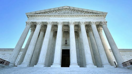 55C240B0-552C-4238-B8A2-3B907E71F340_1_201_a Supreme Court Allows Texas Six Week Abortion Ban To Stand WASHINGTON, DC - SEPTEMBER 02: The U.S. Supreme Court is seen on September 02, 2021 in Washington, DC. The Supreme Court voted 5-4 not to stop a Texas law that prohibits most abortions after six weeks of pregnancy. (Photo by Kevin Dietsch/Getty Images) Kevin Dietsch / Staff