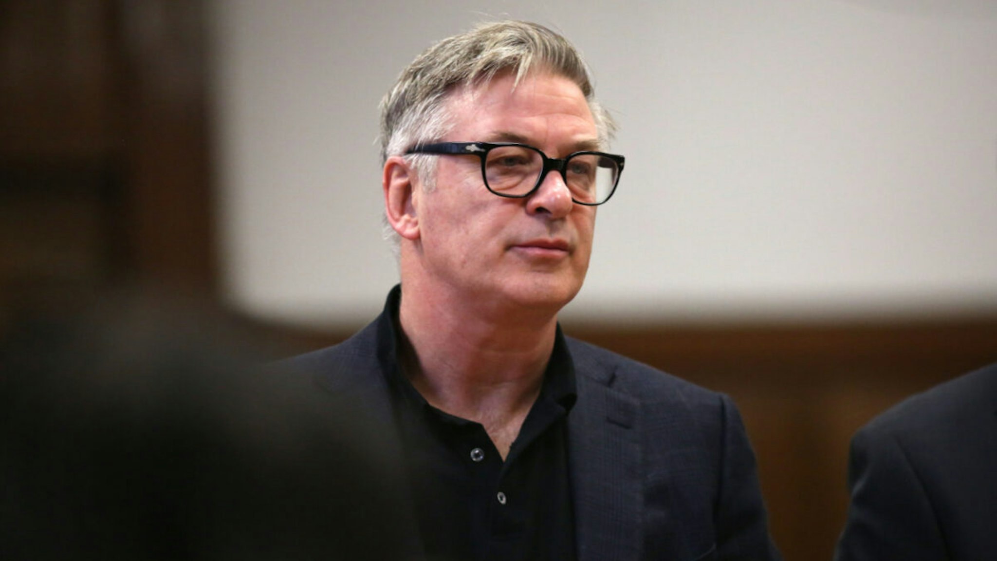 Actor Alec Baldwin appears on January 23, 2019 in Manhattan Criminal Court in New York City.