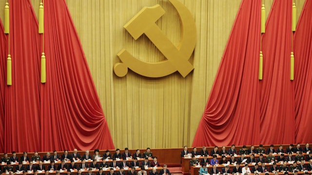 Delegates attend the opening of the 19th National Congress of the Communist Party of China at the Great Hall of the People in Beijing, China, on Wednesday, Oct. 18, 2017. Xi warned of “severe” challenges, as he kicked off a twice-a-decade party meeting that may signal if he will appoint a successor to rule after 2022.