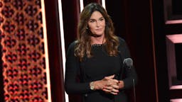 Comedy Central Roast Of Alec Baldwin – Inside BEVERLY HILLS, CALIFORNIA - SEPTEMBER 07: Caitlyn Jenner speaks onstage during the Comedy Central Roast of Alec Baldwin at Saban Theatre on September 07, 2019 in Beverly Hills, California. (Photo by Jeff Kravitz/FilmMagic)