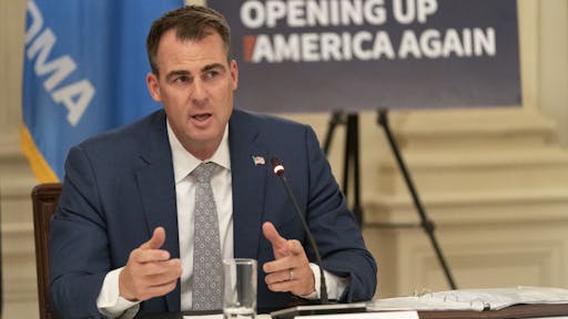 President Trump Meets With Governors On Reopening Of America’s Small Businesses Kevin Stitt
