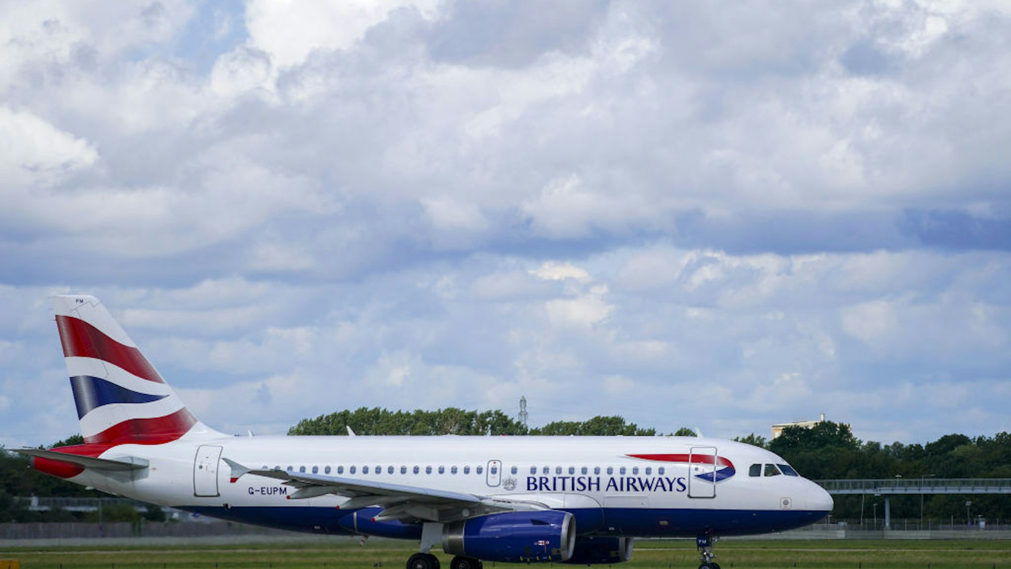 A British Airways Airbus A319-131 aircraft taxis at Heathrow Airport, London. Picture date: Friday August 6, 2021.