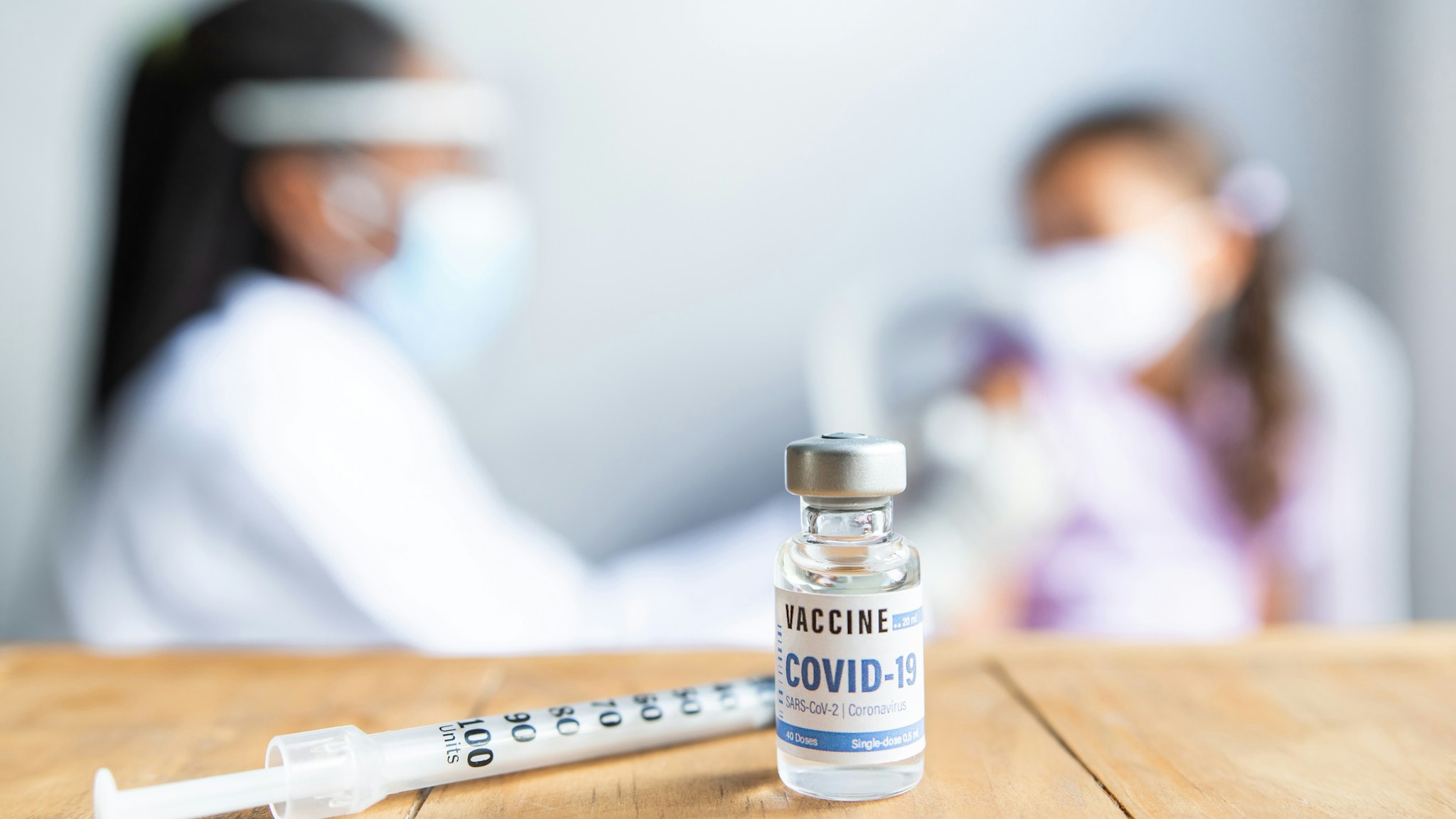 Covid-19 Vaccine - stock photo