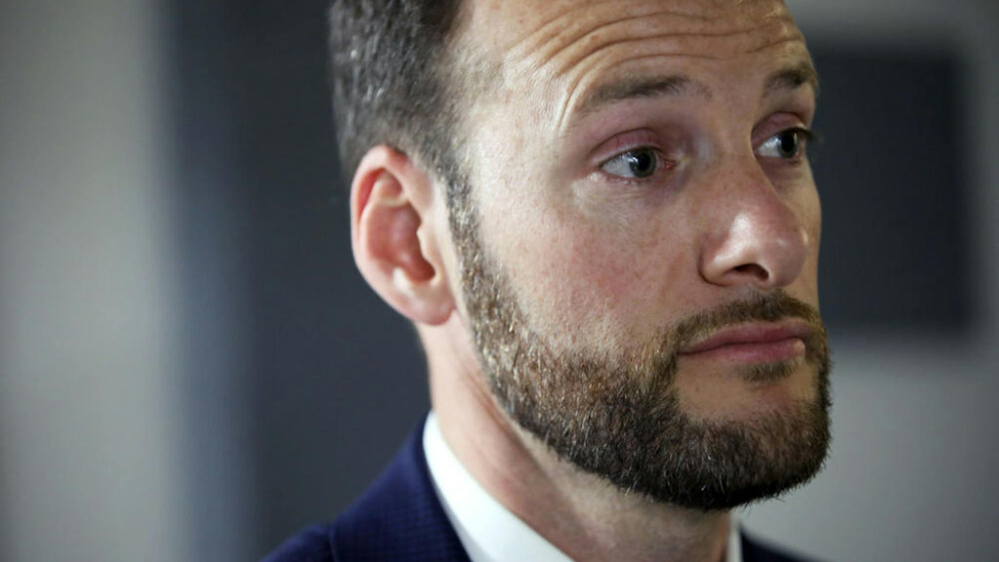 Chesa Boudin Chesa Boudin, 39, a fourth district attorney candidate, shares his thoughts during the SF City Insider podcast at the San Francisco Chronicle in San Francisco, Calif., on Wednesday, August 28, 2019.