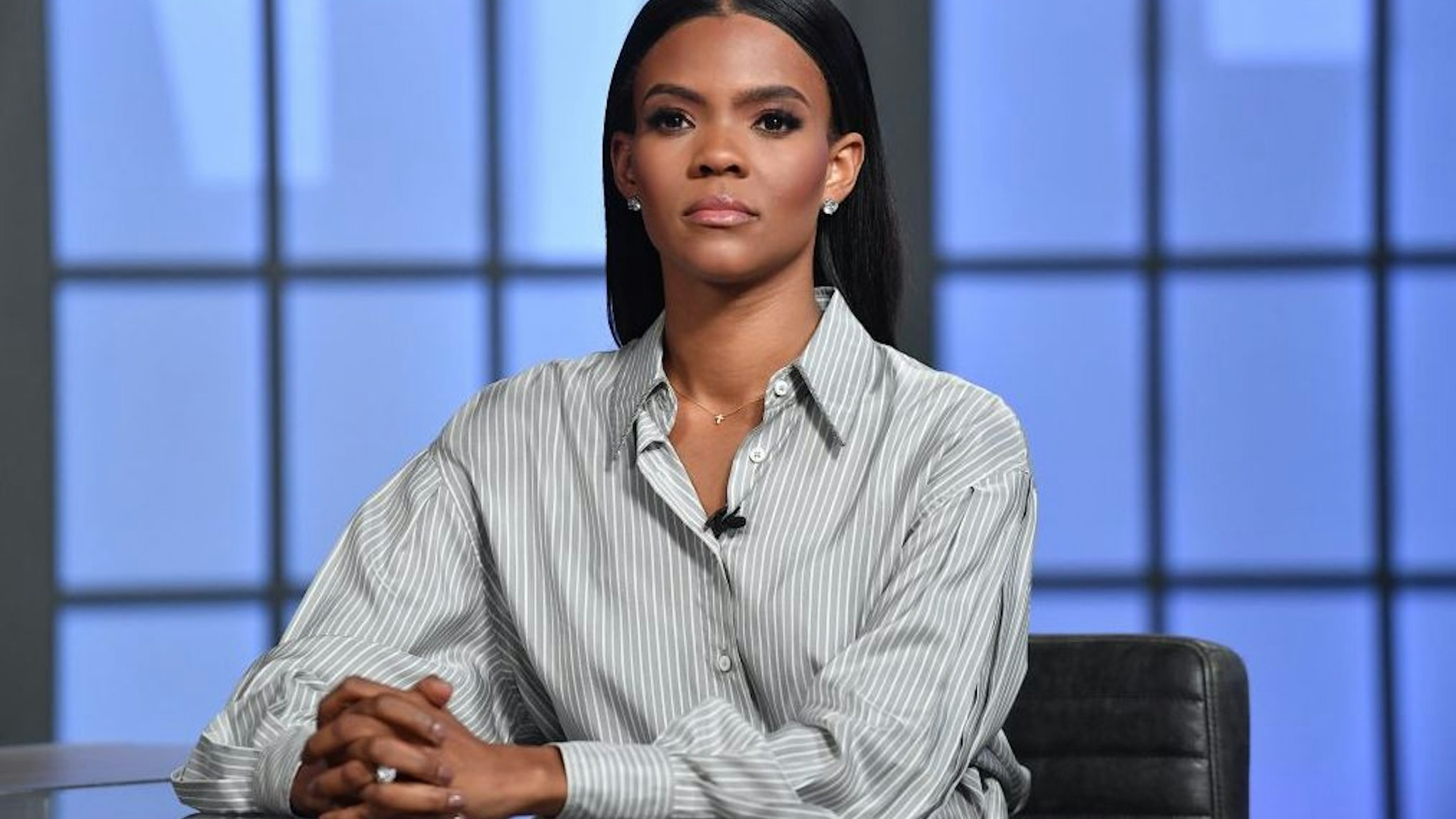 Candace Owens is seen on the set of Candace on September 27, 2021 in Nashville, Tennessee.