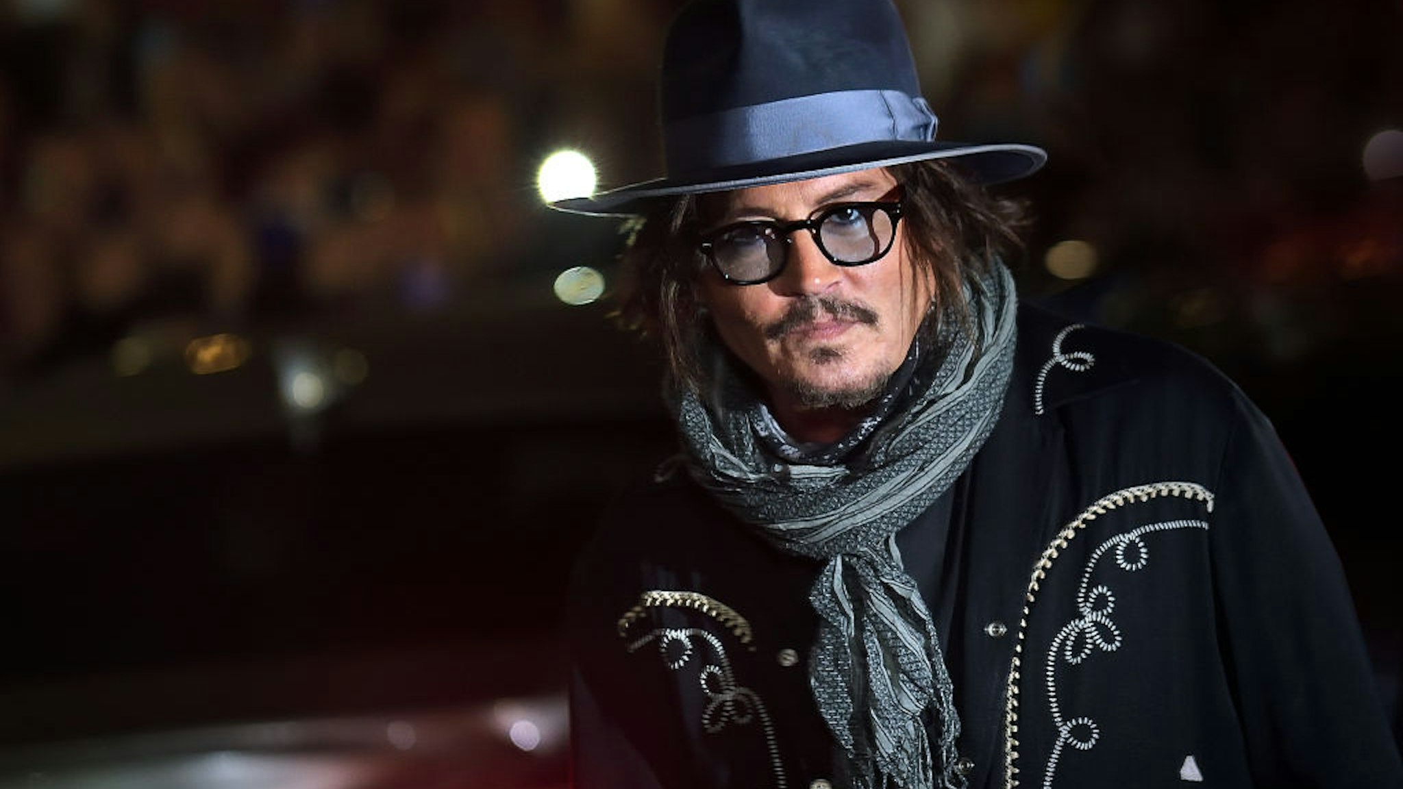 American actor Johnny Depp at Rome Film Fest 2021. Puffins red carpet. Rome (Italy), October 17th, 2021