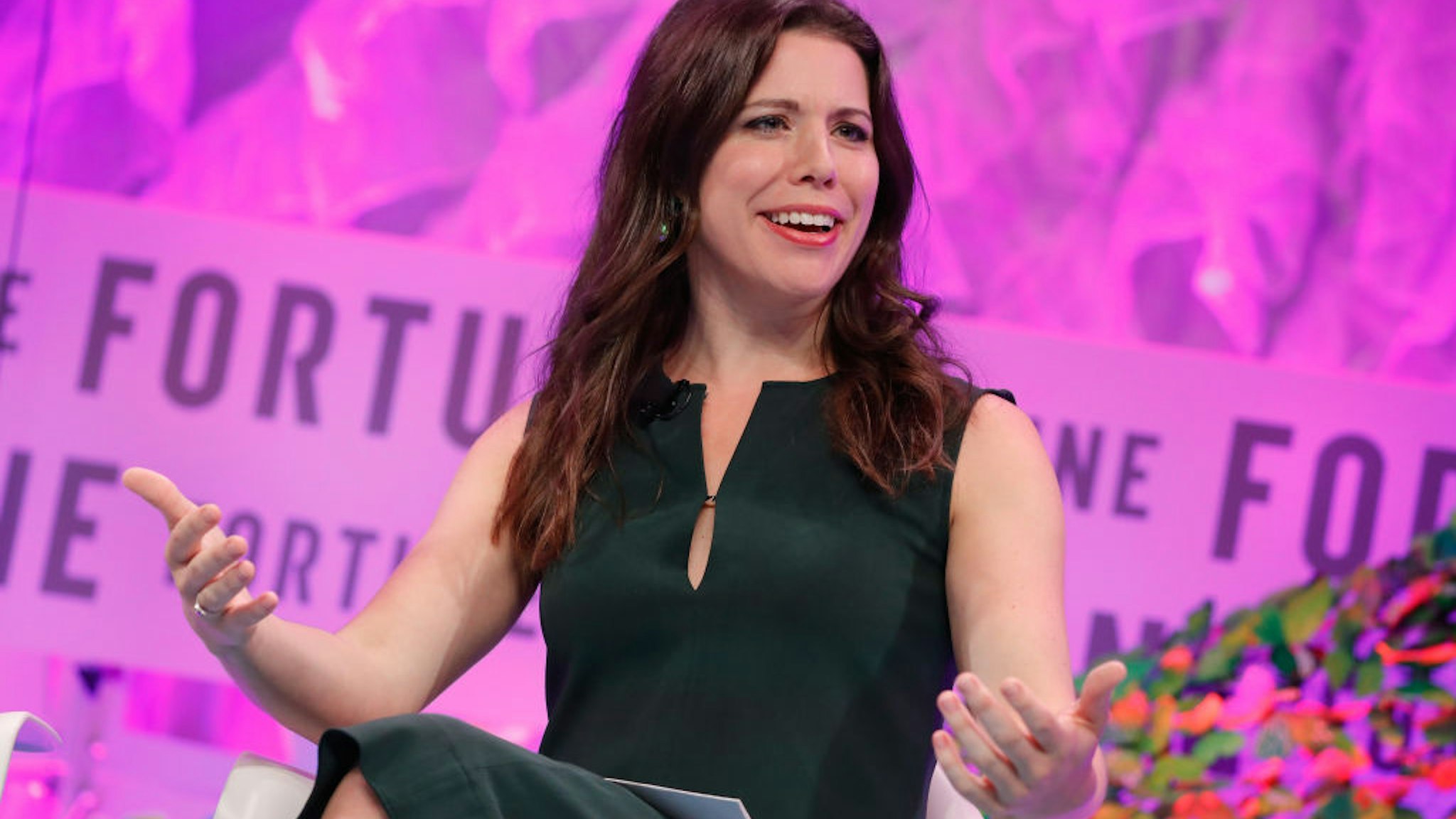 CNN Political Commentator Mary Katharine Ham speaks onstage at the Fortune Most Powerful Women Summit - Day 3 on October 11, 2017 in Washington, DC.