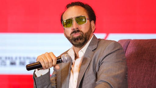 21st Shanghai International Film Festival – Press Conference American actor Nicolas Cage attends the press conference for actors on the red carpet of the opening ceremony during the 21st Shanghai International Film Festival on June 16, 2018 in Shanghai, China.