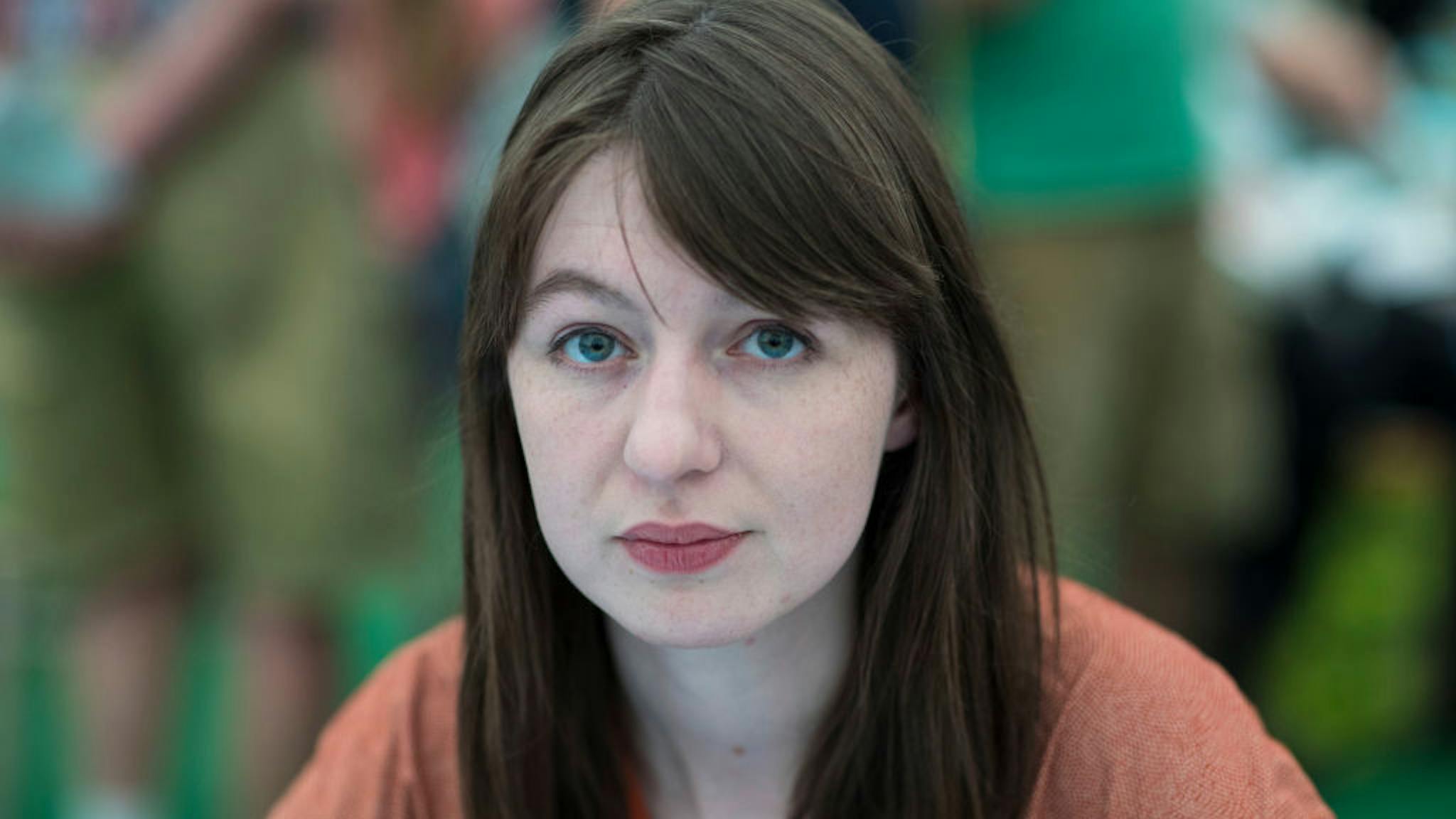 Sally Rooney HAY ON WYE, UNITED KINGDOM - MAY 28: Sally Rooney, novelist, at the Hay Festival on May 28, 2017 in Hay on Wye, United Kingdom. (Photo by David Levenson/Getty Images)