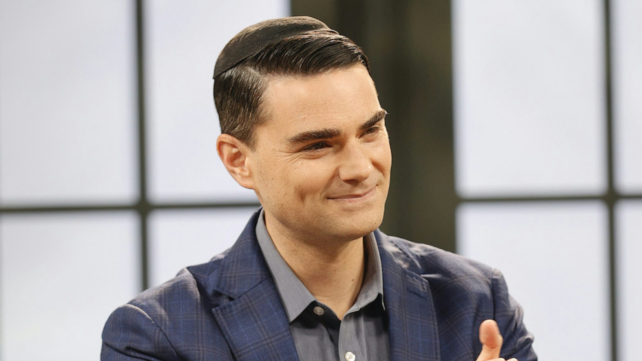 NASHVILLE, TENNESSEE - MARCH 17: American commentator Ben Shapiro is seen on set during a taping of "Candace" on March 17, 2021 in Nashville, Tennessee. The show will air on Friday, March 19, 2021. (Photo by Jason Kempin/Getty Images)