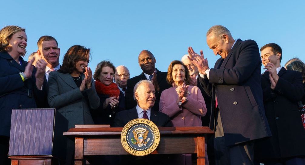 Joe Biden Signs $1.2 Trillion Infrastructure Bill, Calls It ‘Truly ...