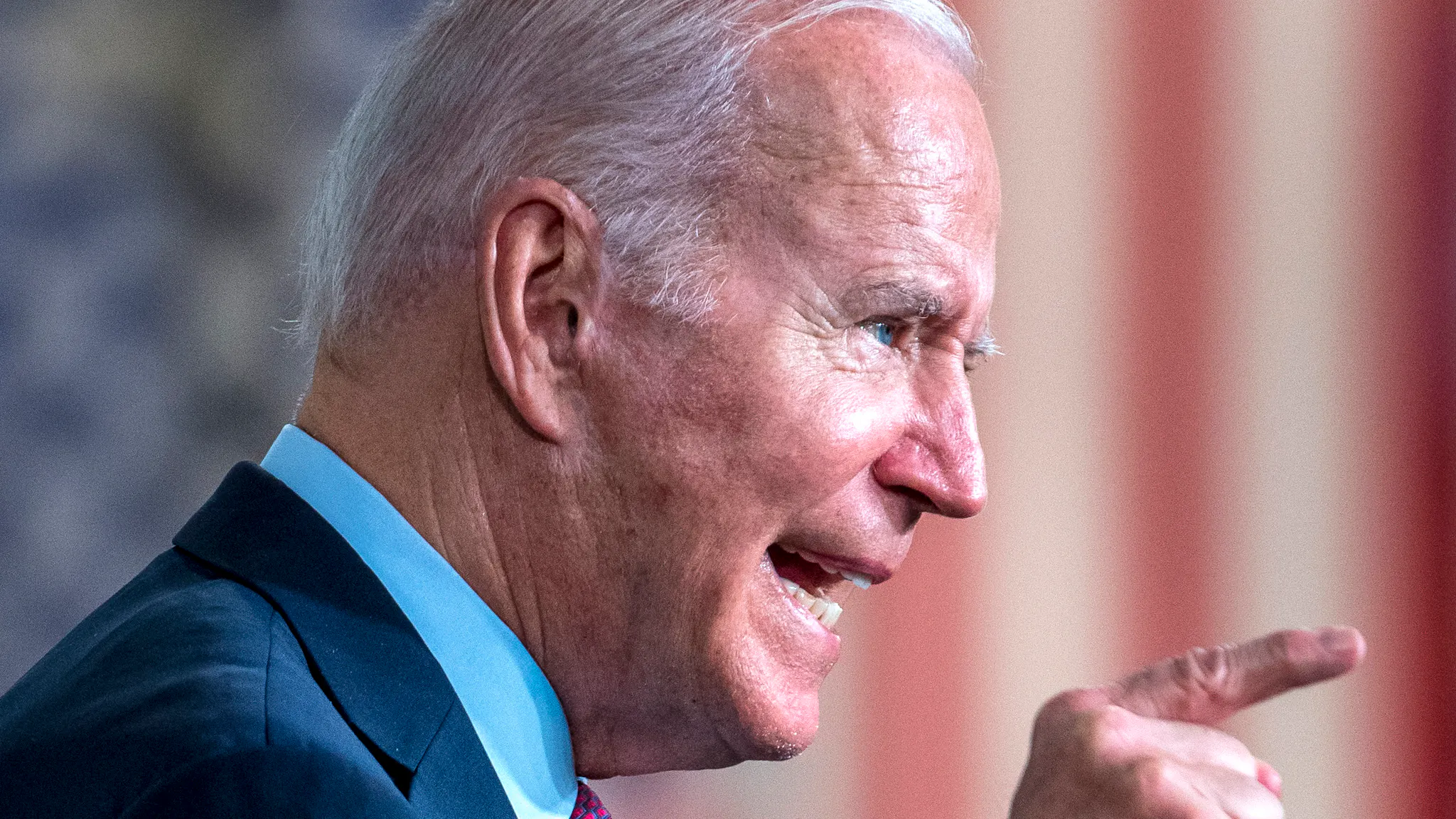 President Biden DETROIT, MI - NOVEMBER 17: U.S. President Joe Biden speaks at the General Motors Factory ZERO electric vehicle assembly plant on November 17, 2021 in Detroit, Michigan. Biden was in town to tout the benefits of the infrastructure bill he signed two days ago that allocates $1 trillion for, among other things, adding electric vehicle charging stations around the country as companies like GM retool away from the internal combustion engine.