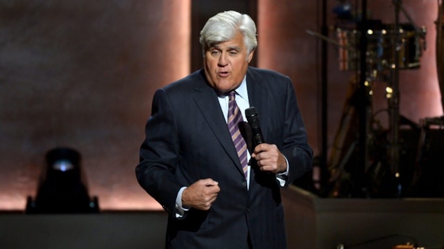 Jay Leno performs at The Library of Congress Gershwin Prize tribute concert at DAR Constitution Hall on March 04, 2020 in Washington, DC.