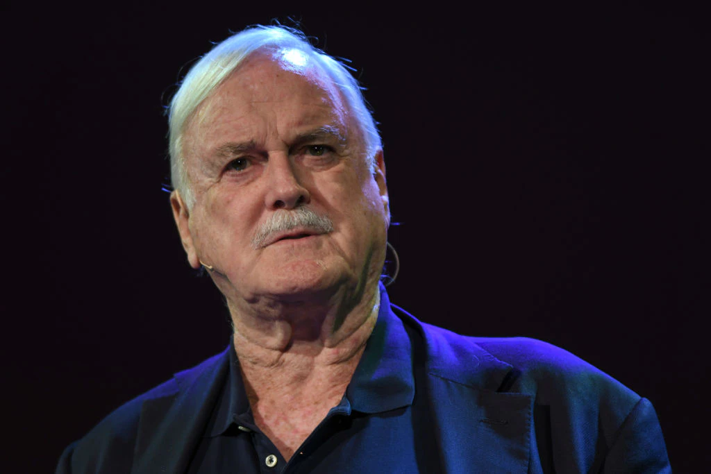 John Cleese, an English actor, comedian, screenwriter, and producer speaks at Pendulum Summit, World's Leading Business &amp; Self Empowerment Summit, in Dublin Convention Center.