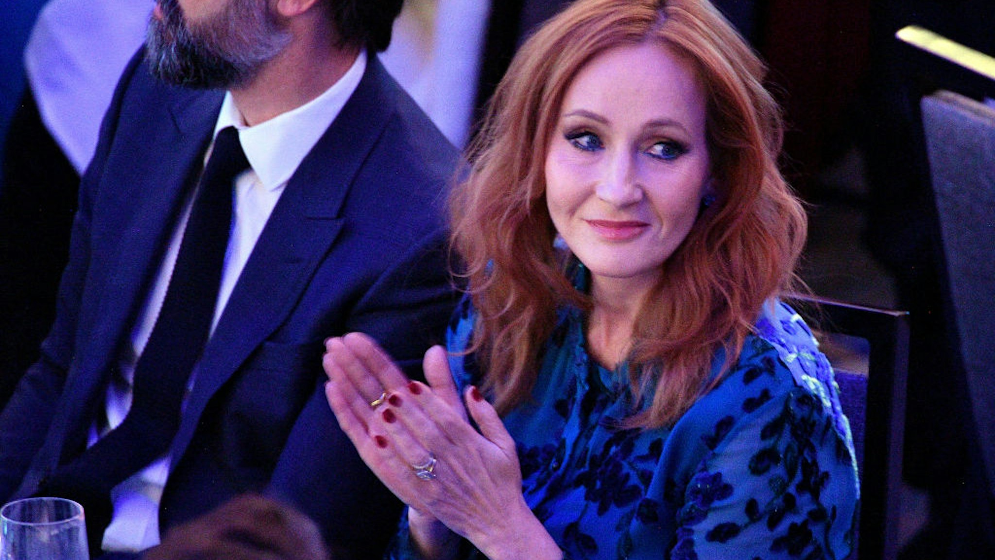 NEW YORK, NEW YORK - DECEMBER 12: J.K. Rowling arrives at the 2019 RFK Ripple of Hope Awards at New York Hilton Midtown on December 12, 2019 in New York City. (Photo by Dia Dipasupil/Getty Images)