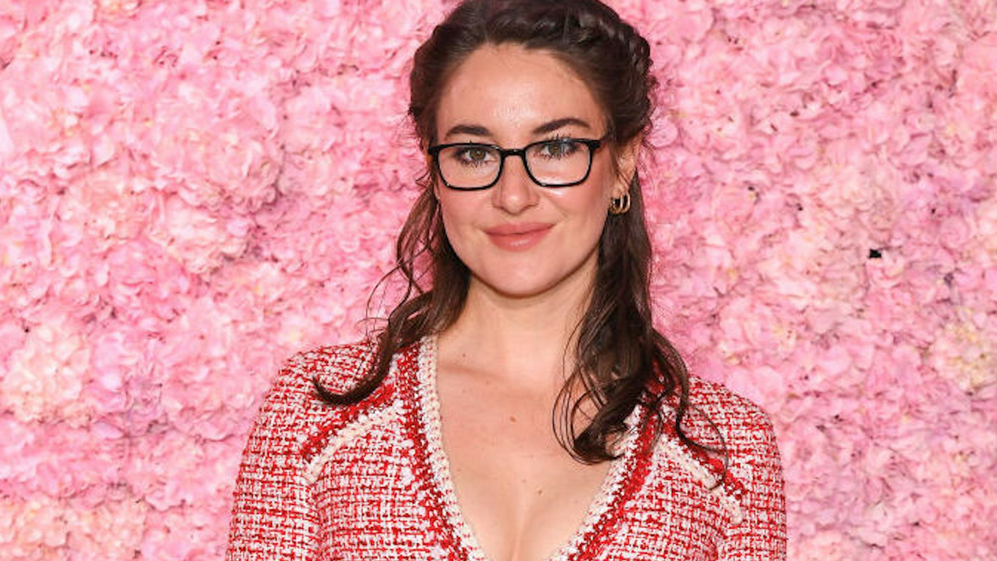 Shailene Woodley attends the Giambattista Valli show as part of the Paris Fashion Week Womenswear Fall/Winter 2020/2021 on March 02, 2020 in Paris, France.