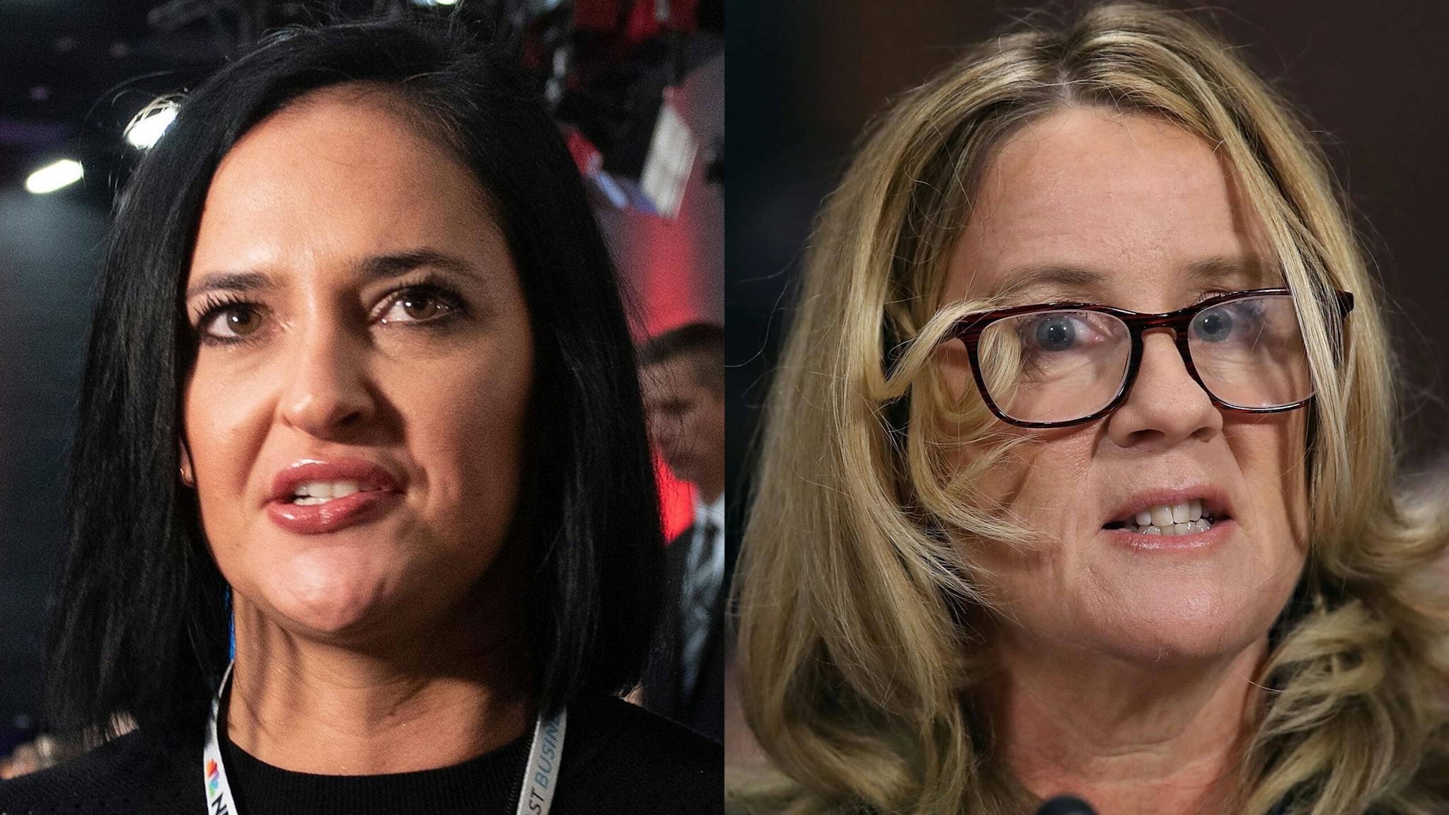 Dr. Christine Blasey Ford And Supreme Court Nominee Brett Kavanaugh Testify To Senate Judiciary Committee WASHINGTON, DC - SEPTEMBER 27: Christine Blasey Ford testifies before the Senate Judiciary Committee in the Dirksen Senate Office Building on Capitol Hill September 27, 2018 in Washington, DC. A professor at Palo Alto University and a research psychologist at the Stanford University School of Medicine, Ford has accused Supreme Court nominee Judge Brett Kavanaugh of sexually assaulting her during a party in 1982 when they were high school students in suburban Maryland.
