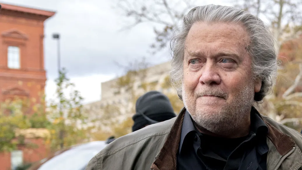 Steve Bannon Surrenders After Being Indicted On Contempt Of Congress Charges