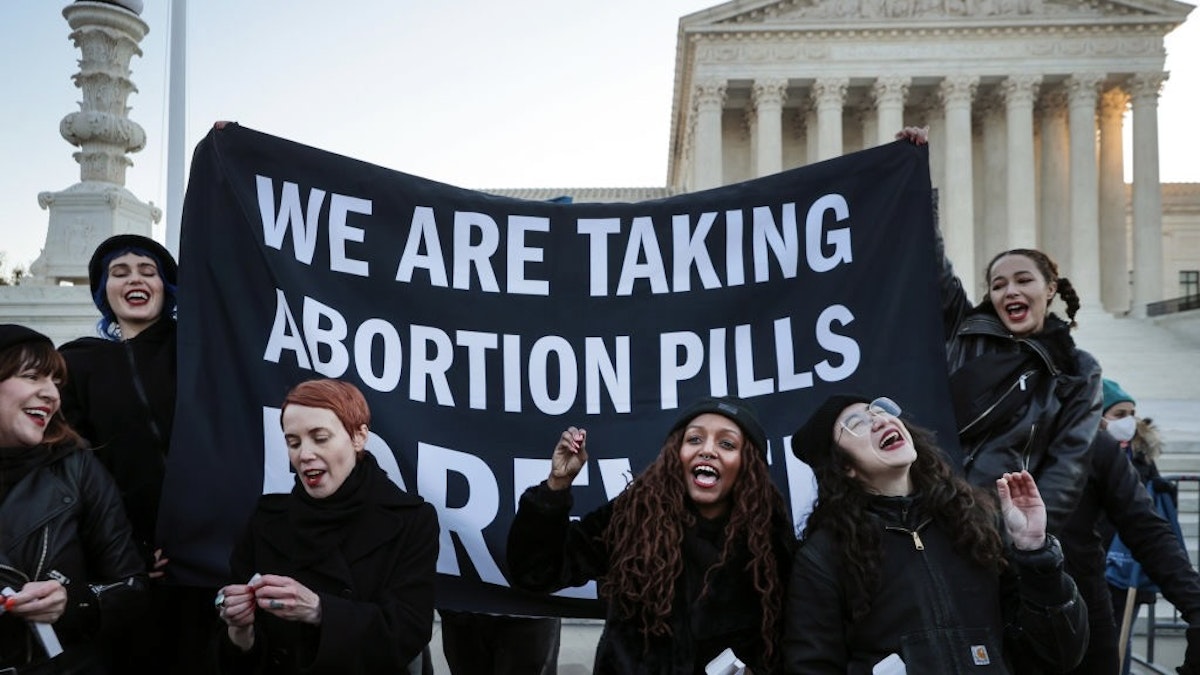 ProAbortion Protesters Allegedly Take Abortion Pills Outside Of
