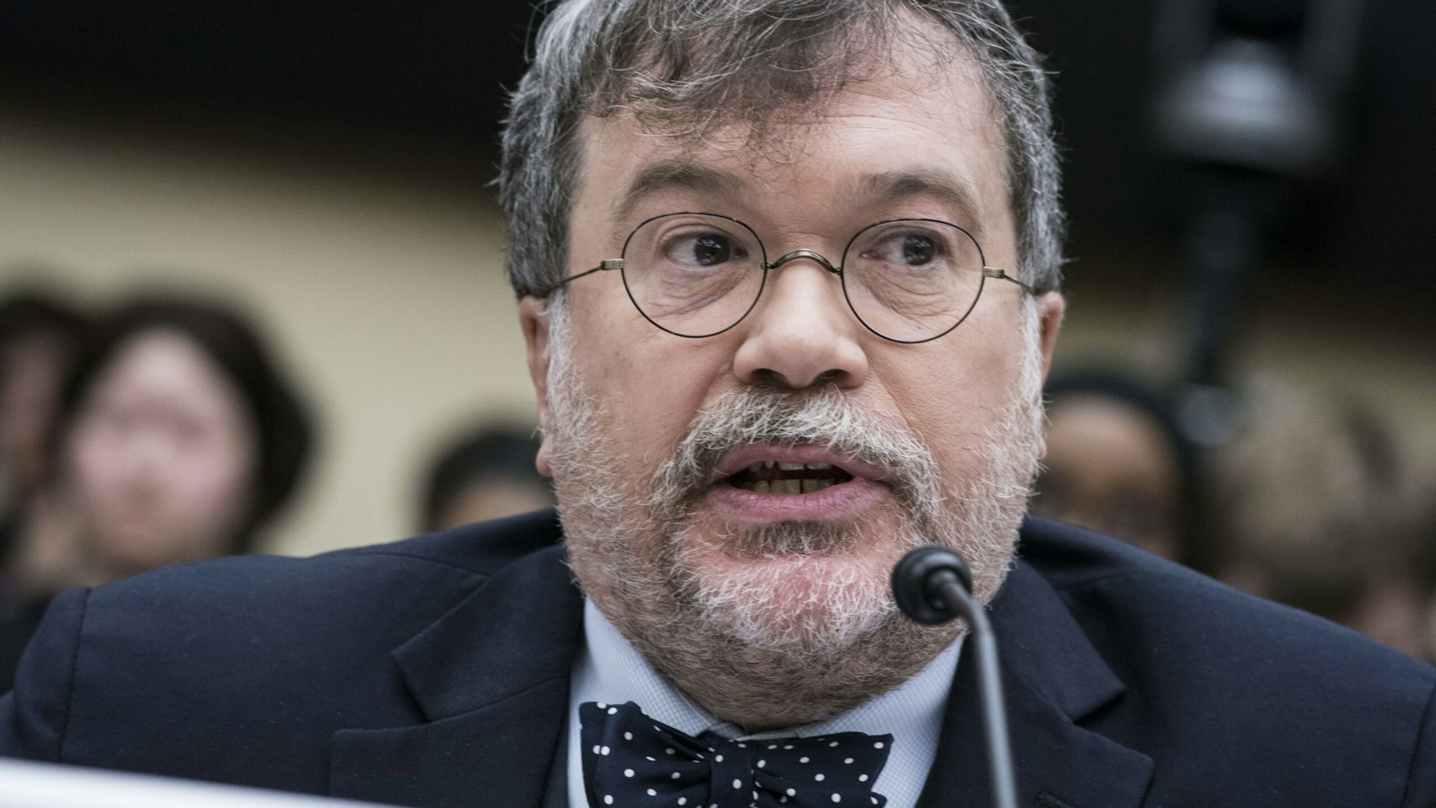 Peter Hotez, founding dean and chief of the Baylor College of Medicine National School of Tropical Medicine, speaks during a House Science, Space and Technology Committee hearing on Capitol Hill in Washington, D.C., U.S., on Thursday, March 5, 2020.