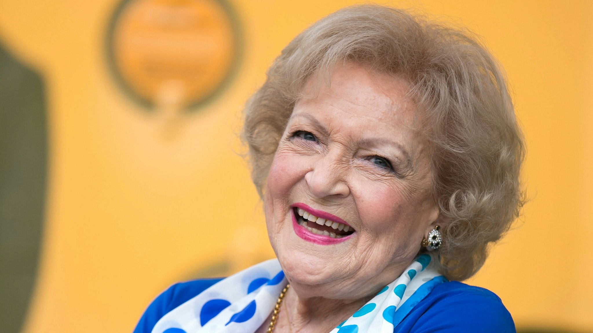 LOS ANGELES, CA - JUNE 11: Actress Betty White attends the media preview for Greater Los Angeles Zoo Association's Beastly Ball fundraiser at Los Angeles Zoo on June 11, 2015 in Los Angeles, California.