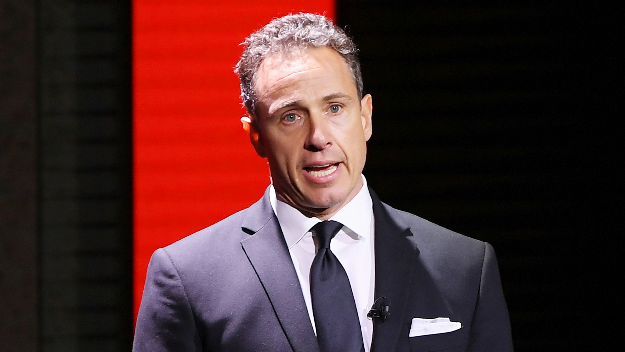 NEW YORK, NEW YORK - MAY 15: Chris Cuomo of CNN’s Cuomo Prime Time speaks onstage during the WarnerMedia Upfront 2019 show at The Theater at Madison Square Garden on May 15, 2019 in New York City.