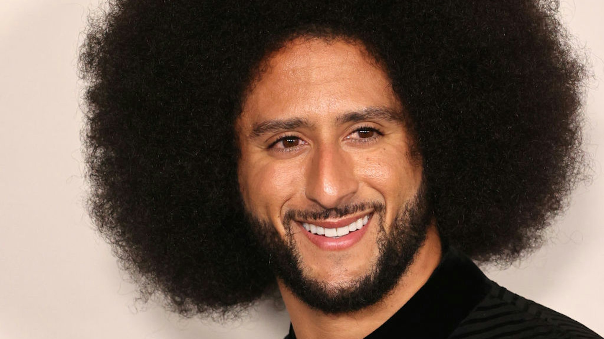 LOS ANGELES, CALIFORNIA - OCTOBER 28: Colin Kaepernick arrives at the Los Angeles premiere of Netflix's "Colin In Black And White" at Academy Museum of Motion Pictures on October 28, 2021 in Los Angeles, California. (Photo by Kevin Winter/WireImage,)