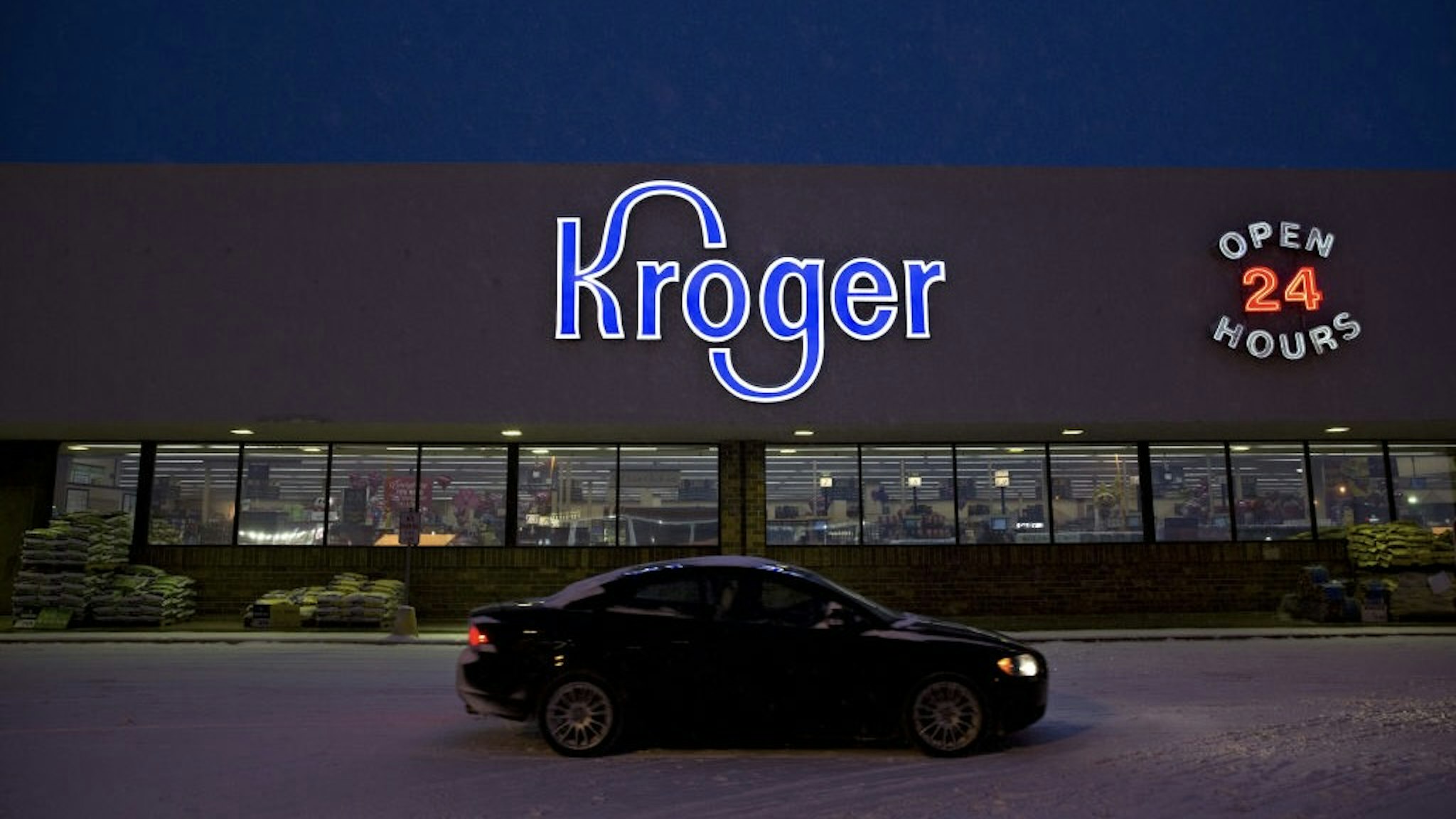 Kroger To Sell Convenience Store Operation For $2.15 Billion A vehicle drives past a Kroger Co. supermarket in Sterling, Illinois, U.S., on Monday, Feb. 5, 2018. Kroger will sell its convenience-store business to EG Group for $2.15 billion, giving a British retailer an entry into the U.S. with stores such as Tom Thumb, Loaf 'N Jug and Kwik Shop. Photographer: Daniel Acker/Bloomberg via Getty Images Bloomberg / Contributor