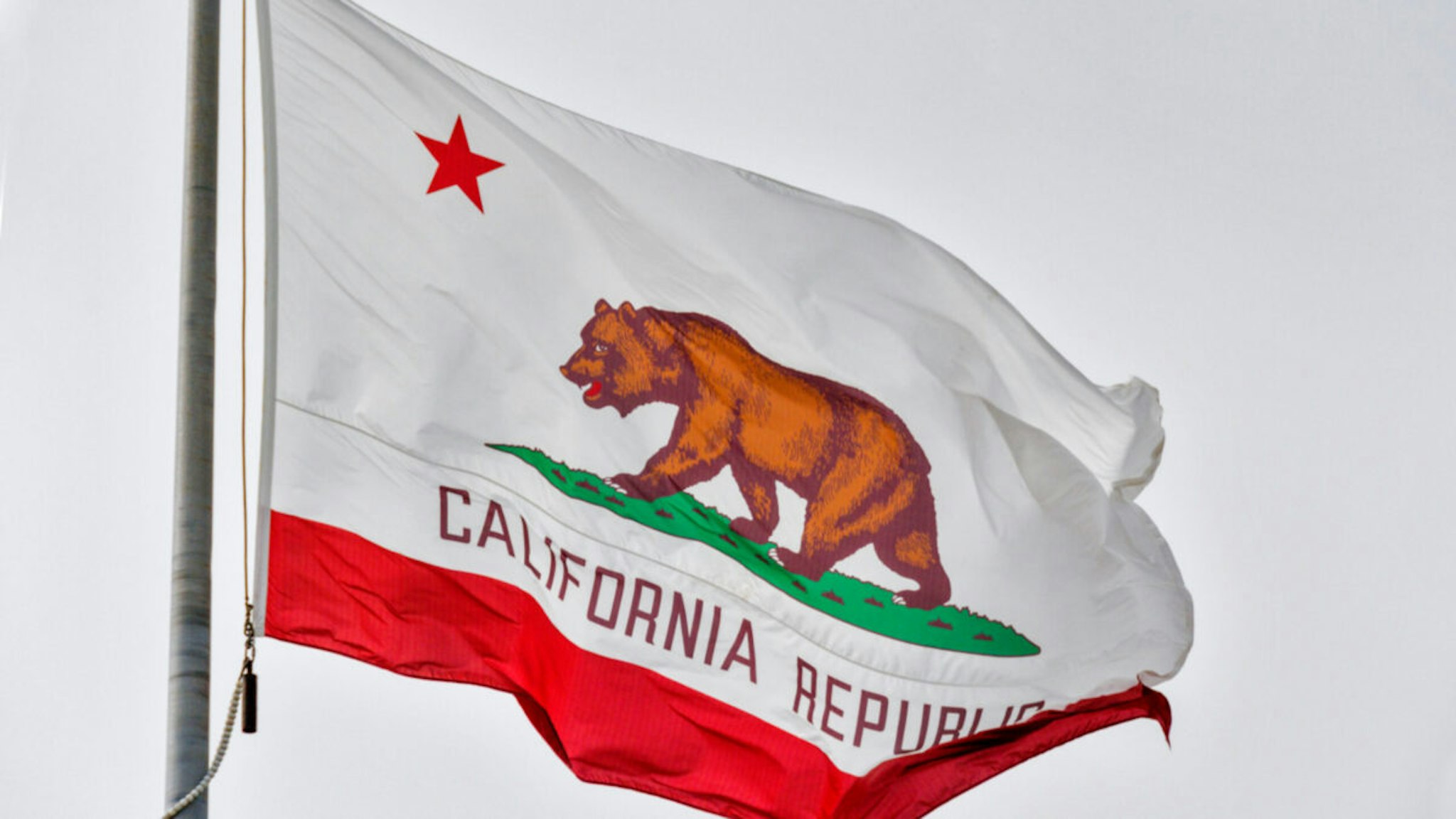 Flag of California, California, USA - stock photo.