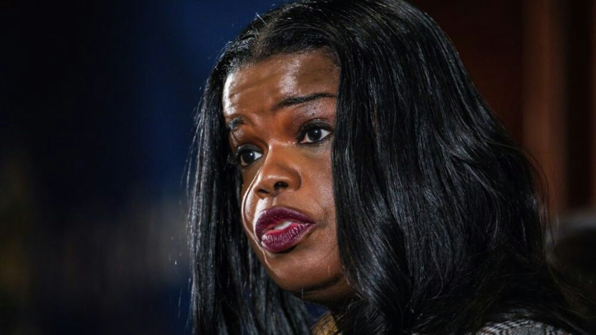 Cook County State's Attorney Kim Foxx speaks during lunch at City Club of Chicago on Jan. 24, 2019.