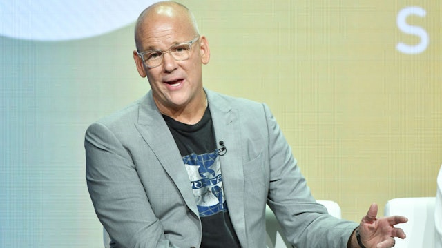 BEVERLY HILLS, CA - AUGUST 02: John Heilemann of "The Circus" speaks during the Showtime segment of the 2019 Summer TCA Press Tour at The Beverly Hilton Hotel on August 2, 2019 in Beverly Hills, California. (Photo by Amy Sussman/Getty Images)