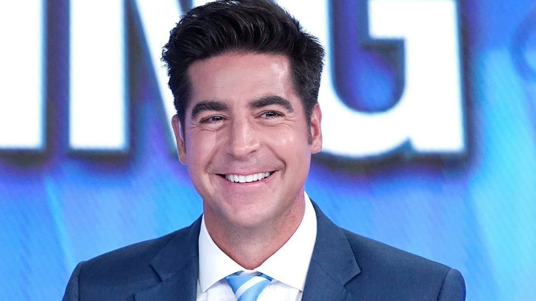 Fox cohost of "The Five" Jesse Watters welcomes Columbus Zoo for Animals Are Great Segment at Fox News Channel Studios on September 12, 2019 in New York City.