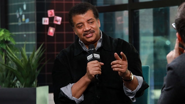NEW YORK, NY - MARCH 09: Neil deGrasse Tyson visits Build at Build Studio on March 9, 2020 in New York City. (Photo by Jason Mendez/Getty Images)