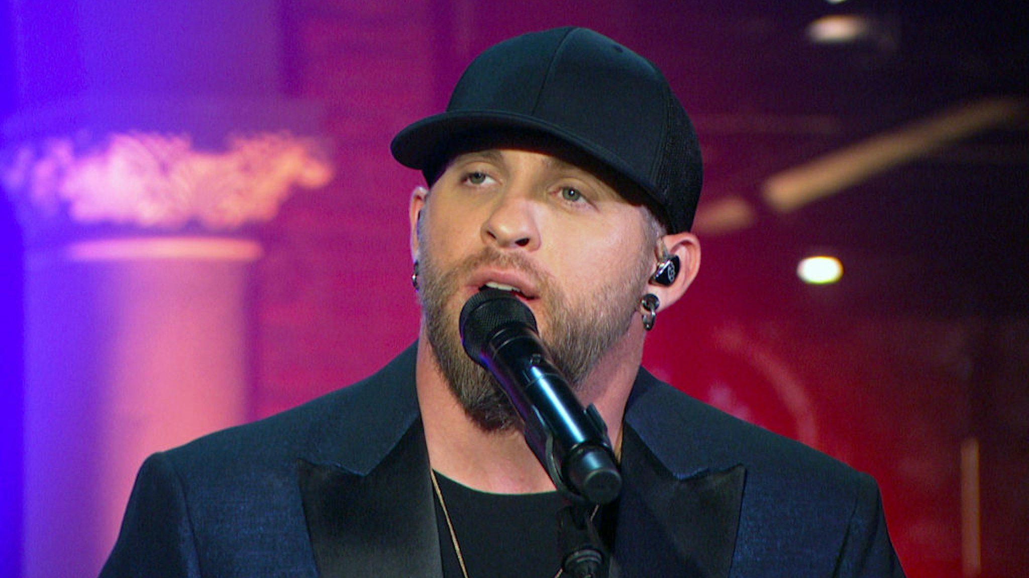 In this screengrab, Brantley Gilbert perform for the 40th Anniversary of “A Capitol Fourth” on PBS on July 04, 2020 in Washington, DC.