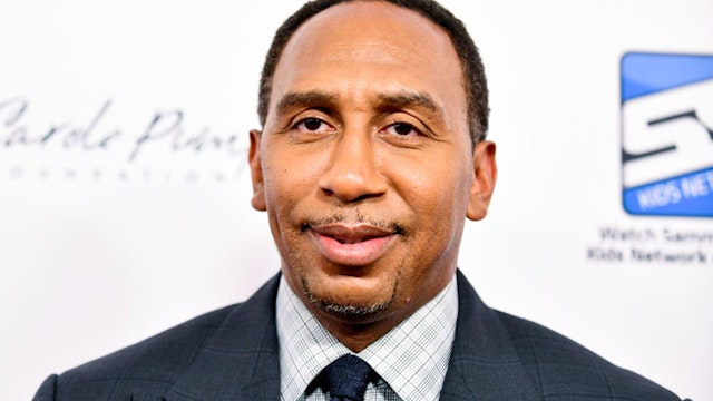 BEVERLY HILLS, CALIFORNIA - AUGUST 20: Stephen A. Smith attends the Harold and Carole Pump Foundation Gala at The Beverly Hilton on August 20, 2021 in Beverly Hills, California. (Photo by Rodin Eckenroth/Getty Images)
