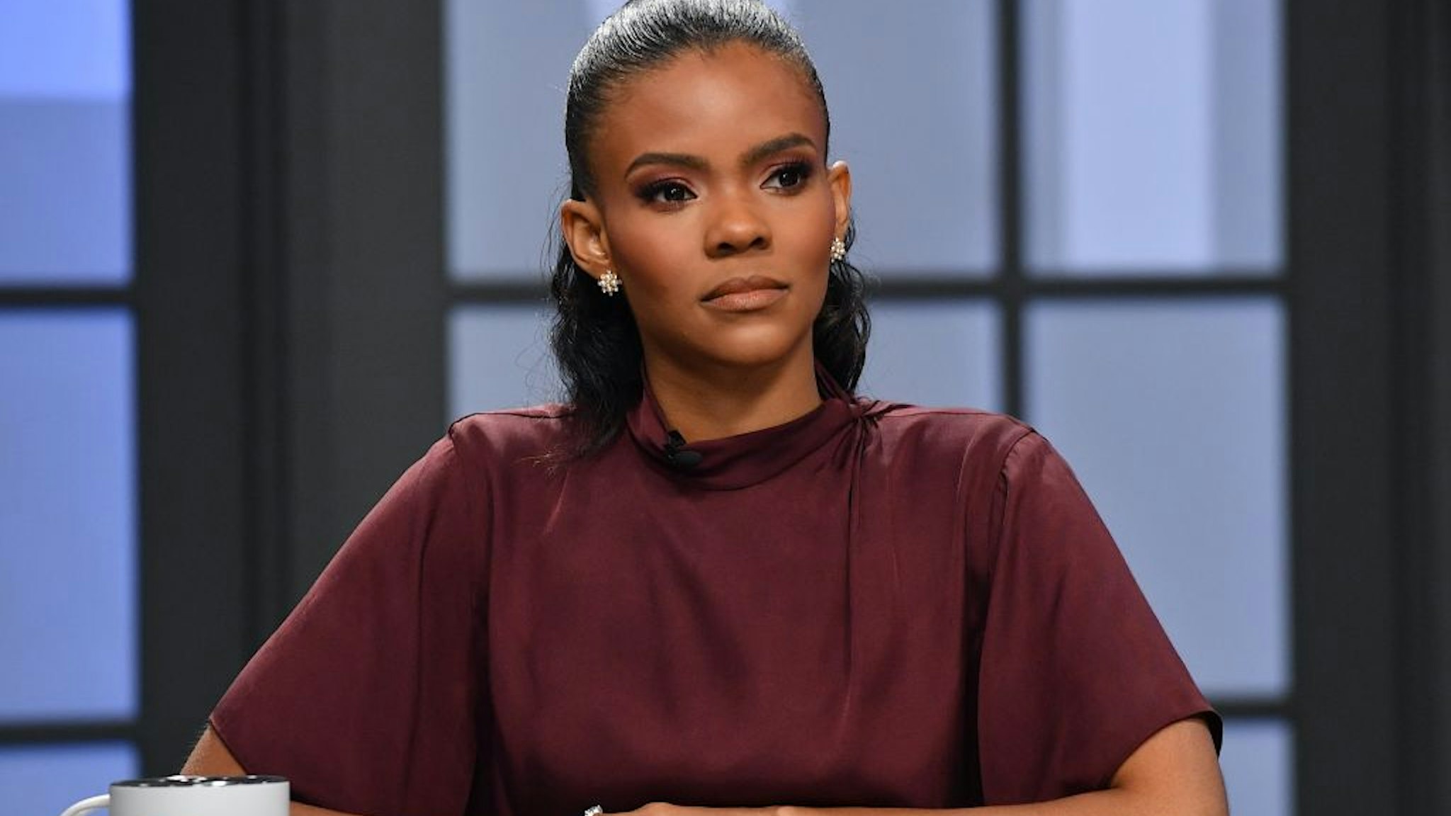 Candace Owens is seen on set of "Candace" on November 01, 2021 in Nashville, Tennessee. The show will air on Tuesday, November 2nd.