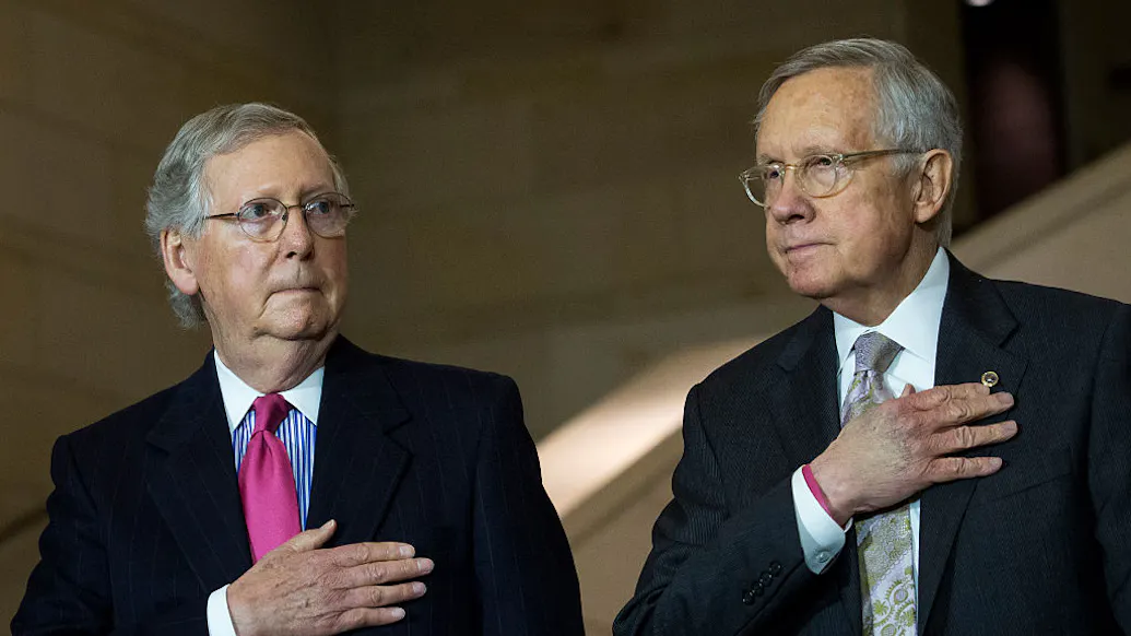 ‘Legendary Toughness, Bluntness, and Tenacity’: Mitch McConnell Pays Tribute To Political Rival Harry Reid