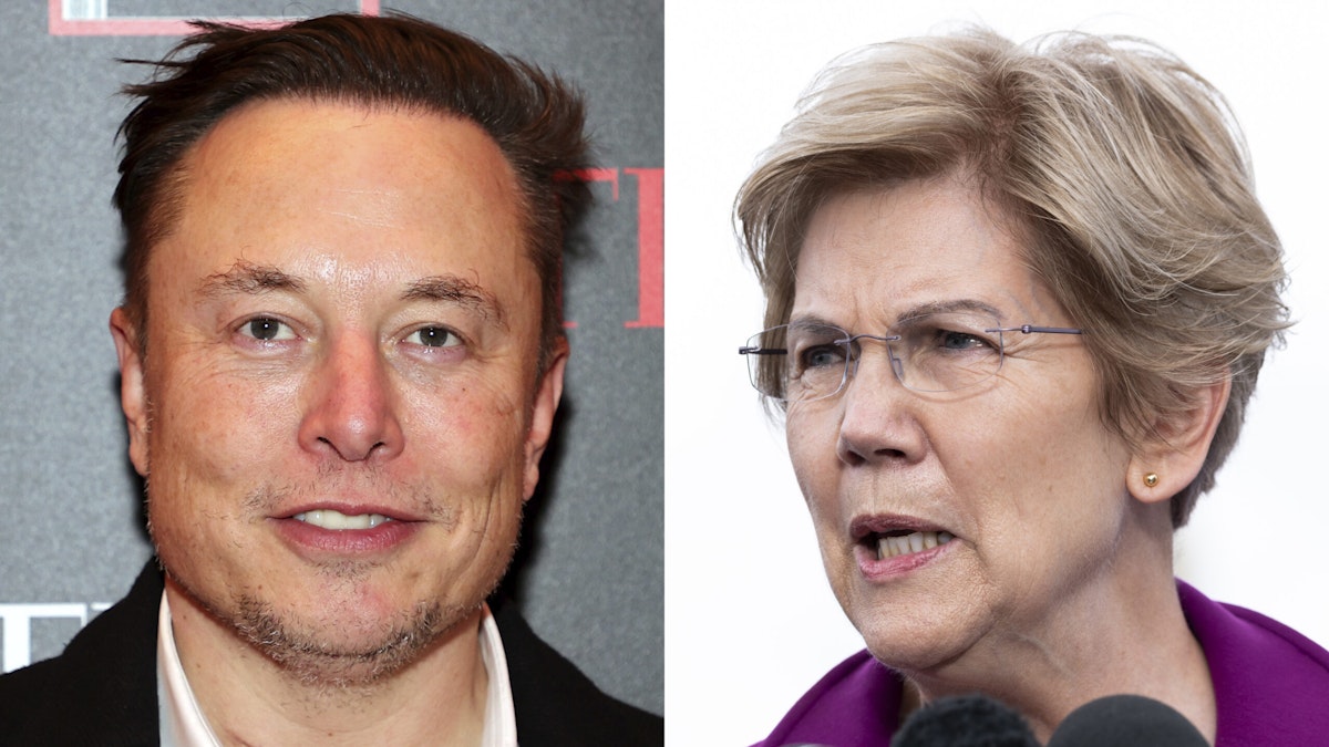 Elizabeth Warren Attacks Elon Musk During CNN Interview;  Musk Responds With Tweet