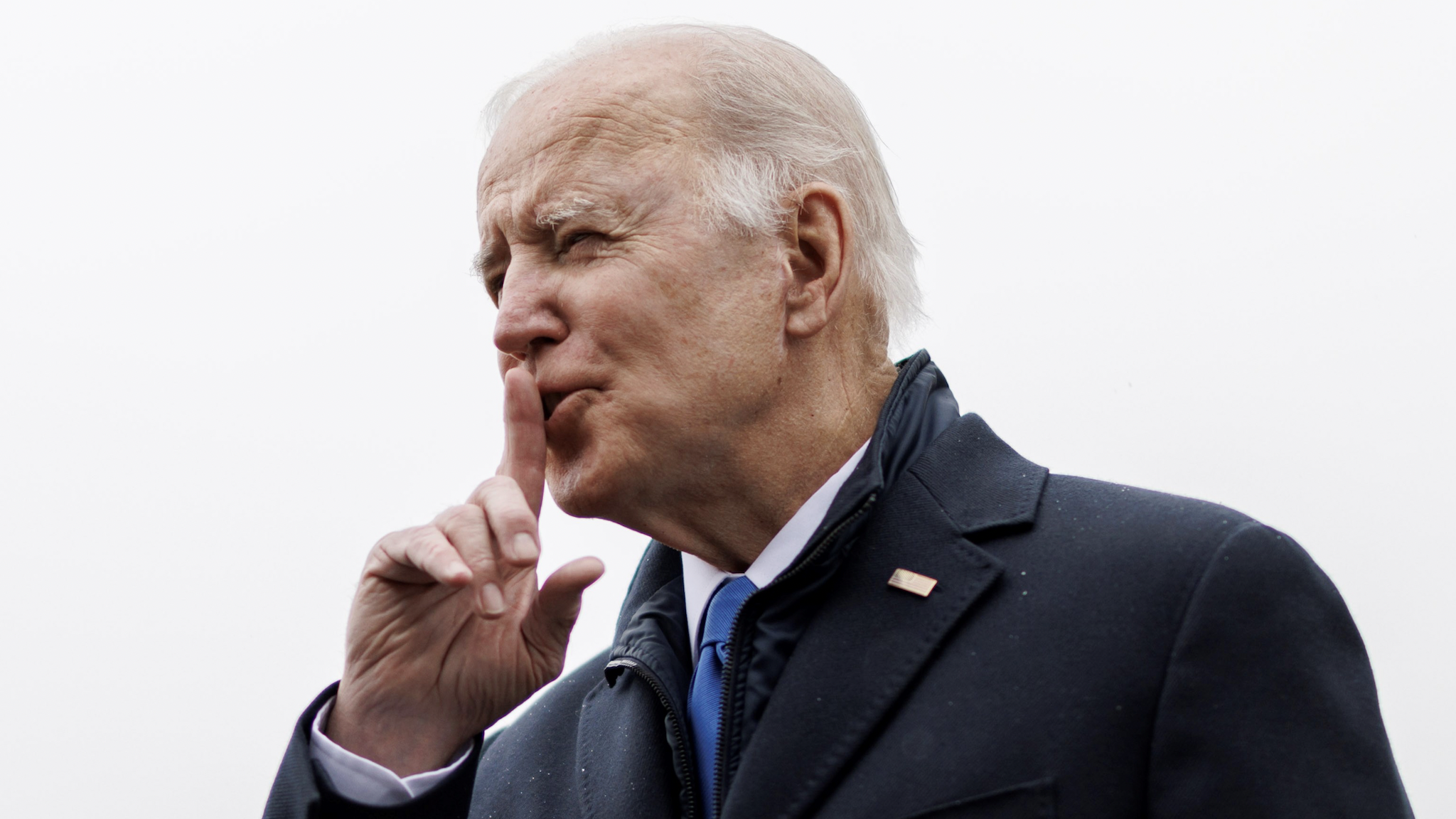 U.S. President Joe Biden leaves the White House in Washington, D.C., the United States, on Dec. 8, 2021. Biden on Wednesday signed an executive order that requires the federal government to achieve a goal of net-zero carbon emissions by 2050.