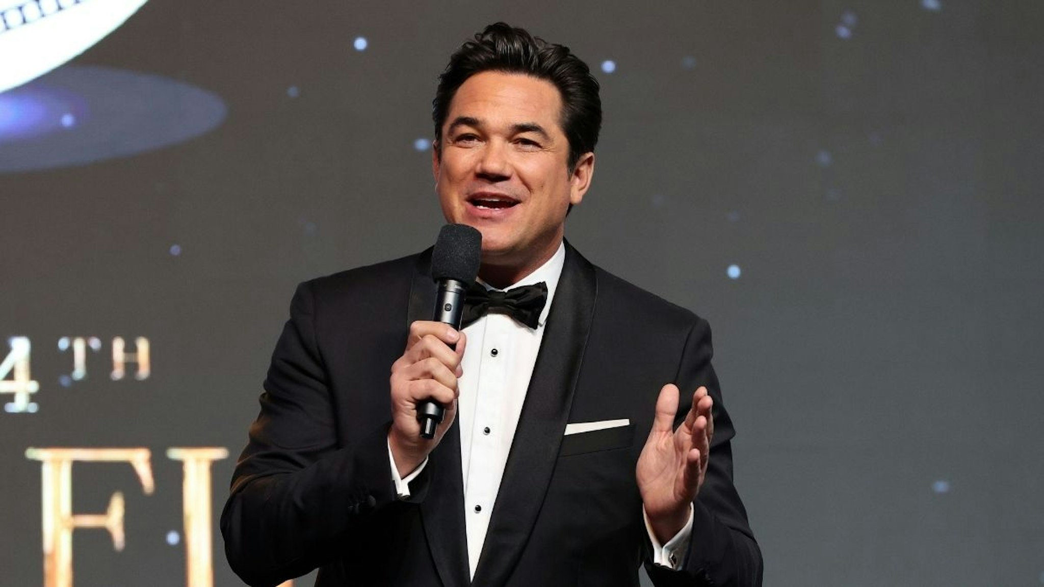 Host Dean Cain speaks onstage during the 24th Family Film Awards at Hilton Los Angeles/Universal City on March 24, 2021 in Universal City, California.