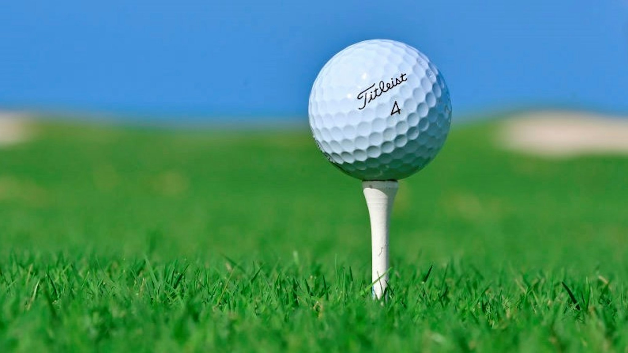 RIO GRANDE, PUERTO RICO - DECEMBER 18: Titleist golf ball on the12th tee at the Coco Beach Championship course on December 18, 2019 in Rio Grande, Puerto Rico. (Photo by